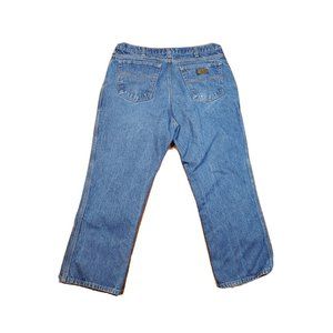 Vintage Buddy's mens 40 X 28 Blue Denim Jeans Classic Western Cowboy made in USA